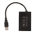 Miniatyrbilde 1 av 8: 100M Ethernet-serveradapter Høyhastighets strømsparingsmodus USB2.0-port Enkel optisk port SFP-adapter for stasjonære datamaskiner