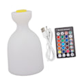 Miniatyrbillede 2 af 8: LED fjernbetjening kuglelys LED kuglelys med fjernbetjening 16 justerbare farver 4 tilstande USB genopladelig kuglelys