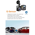 Miniatyrbillede 5 af 5: Opgraderet Dash Cam 1080P Dashcam til Bil Dash Kamera med Nattesyn, Indbygget G-Sensor