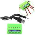 Miniatyrbillede 4 af 8: 6 i 1 multifunktionsoplader til Syma X5C Quadrotor Drone 3,7V Li po batteri