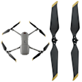 Miniatyrbild 7 av 8: 2 st Propeller Lågbrus Lätt Propeller Tillbehör Passar för Mavic AIR 2 DroneSvart Guld Kant