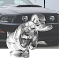 Miniatyrbilde 4 av 5: 3D Kromet Sint And Hood Ornament, Death Proof And Svart Konvoi And Hood Ornament Morsom Front Hoo