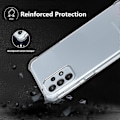 Miniatyrbild 3 av 5: Transparent Skal Samsung Galaxy A03 4G(164) Förstärkta Hörn Skyddande Fodral Genomskinligt Stötsäkert Mjukt TPU Bumper Skal för Galaxy A03 4G(164)