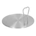 Miniatyrbilde 6 av 8: Varmefordelingsplate i rustfritt stål induksjonsplate elektrisk induksjonskomfyr diffusoradapter for hjemmekjøkken 16# 15,5 cm/6,1 tommer