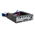 Miniatyrbild 5 av 8: Media Dashboard NGFF M.2 MSATA 16TB OTB One Click Backup Multifunktionell stationär dator Media Frontpanel