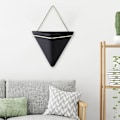 Miniatyrbild 4 av 5: 3 x Triangel Väggplanterare Geometrisk Väggmonterad Blomkruka Heminredning