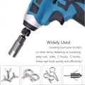 Miniatyrbilde 5 av 5: 5 stk. Power Wing Muttertrekker Sett med 1/4 Tommers Hex Skaft Slisse Vingemuttere Bor Bit Socket Skiftenøkler Til