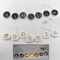 Miniatyrbillede 8 af 8: Ramadan LED String Lys Dekoration Træ Hule Bogstaver Pendel til Ramadan Eid Mubarak Home Decor A A