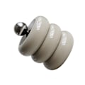 Miniatyrbillede 4 af 8: Nordisk stil Qtip-holder Dispenser Desktop Støvfri Bomuldspind Opbevaringsbeholder Donut Form Makeup Opbevaringsboks med låg Khaki 3 lag
