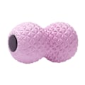 Miniatyrbilde 5 av 8: Fysisk massasjeball elastisk myk bærbar kompakt EVA-materiale praktiske muskelslippkuler for hjem dobbel ball rosa