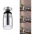 Miniatyrbilde 1 av 5: Dyse Vannkran LED Lys Vask Temperatursensor Skummer Vannkran Bad - 3 Farger