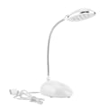 Miniatyrbild 3 av 8: Ljusstark 13 LED-bordslampa Lätt flexibel USB bordslampa för bärbar dator Stationär PC Vit