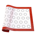 Miniatyrbillede 3 af 8: Nonstick Silikone Bagemåtte Ovn Bagværk Liner Macaron Kage Cookie Sheet Køkken (rød)
