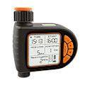 Miniatyrbilde 5 av 5: Ny LCD-skjerm Vann Timer Hjem Hage Vanning Regnvann Timer