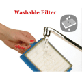 Miniatyrbild 5 av 5: 2-pack HEPA-filterbyte för Electrolux H12 EL4100 EL6986A EL4050 ZE346B ZUA3840P ZTI7635 dammsugare