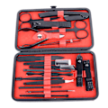 Miniatyrbild 7 av 8: 18-delad nagelklippare set professionell manikyr pedikyr kit vårdverktyg