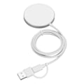 Miniatyrbilde 7 av 8: 3 i 1 magnetisk trådløs lader Magnetisk dobbeltsidig trådløs ladestasjon for IPhone 14 13 12-serien