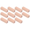 Pikkukuva 4 / 8: 11 kpl kaiverruspuupalikkaa viimeistelemätön puuleima luonnonpyökki DIY veistotyökalu 7 x 2 x 2 cm aloittelijoille ja asiantuntijoille
