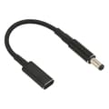 Miniatyrbillede 8 af 8: USB Type C hun til 5.5x2.1mm han adapterkabel Dobbelt PD E MARK Chip Bærbart 100W USB Type C adapterkabel