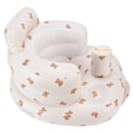 Miniatyrbillede 2 af 8: Multifunktionel baby PVC oppustelig rygsøjlebeskyttelse badeværelse sofa læring spise middag stol#2