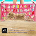 Miniatyrbillede 4 af 5: Hurtigtørrende Mikrofiber Strandhåndklæde - Sandtæt, Ideel til Rejser, Svømning og Pool-aktiviteter (29\"x59\")