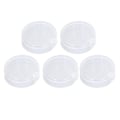 Miniatyrbillede 3 af 8: 5 stk. Svampe Transparent Opbevaringsboks Stor Kapacitet Bærbar Klar Kosmetisk Svampeboks 3,5 X 1,2 Tommer