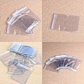 Miniatyrbilde 3 av 5: 100 stk. Klar PVC Plast Myntpose Etui Lommebøker Oppbevaringskonvolutter Zekai 5x7cm
