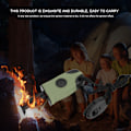 Pikkukuva 7 / 8: Magnesium Flint Stone Fire Starter Hätäsytytin Outdoor Survival Camping Army Green