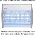 Miniatyrbilde 2 av 4: 4 stk 8w Erstatnings UV Lysrør Pærer For Elektriske Fluefangere For Hjemmet Elektriske Flue Zapper Pærer Zekai