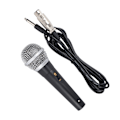 Miniatyrbilde 2 av 8: XLR-mikrofon med XLR til 1/4-tommers kabellydtilkobling Håndholdt mikrofon egnet for scenekaraoke-sang og opptak