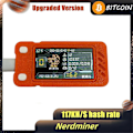 Miniatyrbild 2 av 5: 2 st Uppgraderad Nerdminer Miner 117KH/S med Färgskärm Mini BTC Orange