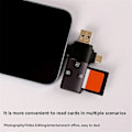 Miniatyrbild 3 av 4: USB-C+USB3.0+för Port SD-kortläsare Minneskortläsare