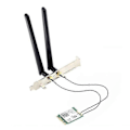 Miniatyrbillede 1 af 5: WiFi 6E Desktop Kit til AX210 Bluetooth 5.2 Wifi Kort 802.11Ax 2.4Ghz/5Ghz AX210NGW Wi-Fi 6 Adapter