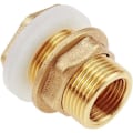 Miniatyrbillede 3 af 5: 2 Stk. Dn20 3/4 Messing Vandtank Vandslange Fittings Adapter Vandhane Regnvandsspand Sokkel Messing Tank Sokkel til Vandhane Regnvandsspand Vandtank