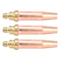 Miniatyrbilde 7 av 8: 3 stk propanskjærespiss Isobarisk gassbrennermunnstykke for flammeskjæremaskin 0,9 mm 1,2 mm 1,5 mm