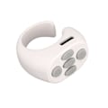 Miniatyrbillede 2 af 8: Smart Ring Controller Bluetooth 5.3 Trådløs Fjernbetjening Sidevender til Tik Tok Elektronisk Bog Hvid