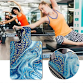 Pikkukuva 5 / 5: Pilates-ydinpatja, hikeä imevä ja liukumaton kuntojoogamatto A