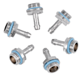 Miniatyrbillede 3 af 8: 6 STK PC Vandkøling TwoTouch Fitting G1/4 gevind modhagestik til rør 7,5 mm B
