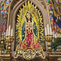Pikkukuva 5 / 5: Guadalupe Neitsyt Marian Pöytäkoriste Sisätilojen Takka Hyllylle