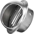 Miniatyrbillede 5 af 5: Ventilationsgitter i rustfrit stål 100/150 mm til luftudtag
