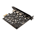 Miniatyrbillede 5 af 8: PCIE til USB udvidelseskort USB 3.0 5Gpbs 3USB A 2USB C 19Pin Interface Bundkortkort til Win til OS X til Linux
