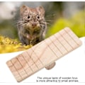 Miniatyrbillede 3 af 5: Legetøj Vippe i Træ til Lille Kæledyr Hamster Legehus Bur, Tygggelegetøj Kæledyrstilbehør