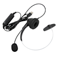 Miniatyrbillede 5 af 8: USB-headset med mikrofon, støjreduktion og volumenkontrol til forretningsmøder, Skype, telefonopkald, callcenter og kontor