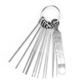 Miniatyrbilde 7 av 8: Guitar Bridge Saddle Nut Files 13 Neddles Set Tool Kit Tilbehør Ukelele