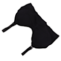 Miniatyrbilde 7 av 8: Svart amme-BH håndfri 3 bryst nylon amme-BH med justerbare skulderstropper for hjem XXL