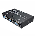 Miniatyrbillede 3 af 5: 2 I 1 Ud Vga 2 Porte A Monitor To Kilder Manuel Switch Splitter