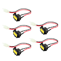Miniatyrbillede 1 af 8: 5 STK Plast Holdbar Professionel Ladestik Oplader Interface Connector til E Bike Trehjulet cykel Generelt