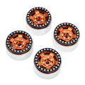 Pikkukuva 3 / 8: 4 kpl RC-pyörän vanteet 1,9 tuuman metalliset vaihtoehtoiset RC-auton pyörät SCX10 90046 AXI 03007 TRX4 REDCAT MST 1/10 RC-autoon oranssi