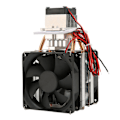 Miniatyrbild 3 av 8: DIY termoelektrisk kylare Lågbrus Halvledarkylningssystem DIY-kit för litet kylskåp 12V
