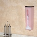 Miniatyrbild 4 av 5: 2-pack väggmonterad soppåshållare, självhäftande förvaringsorganisatör för kök, rosa, 31 x 10 x 10 cm / 12,2 x 3,9 x 3,9 tum